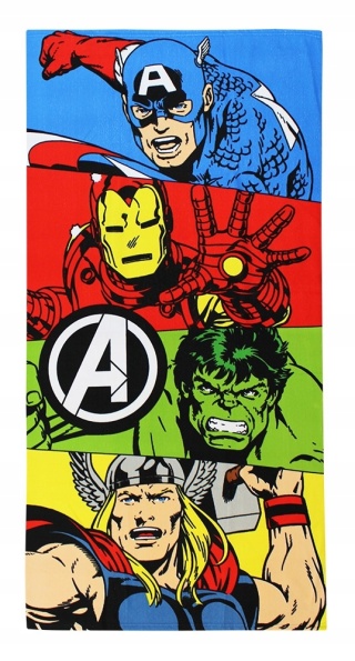 Ręcznik kąpielowy 70x140 cm Marvel Avengers