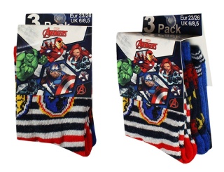 Skarpetki chłopięce 3-pak Avengers Marvel