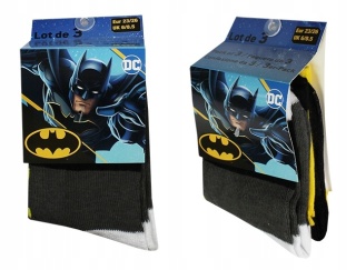 Skarpetki chłopięce 3-pak Batman