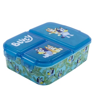 Śniadaniówka trzykomorowa Bluey i Bingo