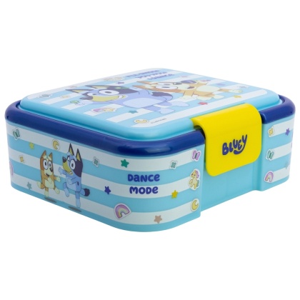 Śniadaniówka trzykomorowa Bluey i Bingo