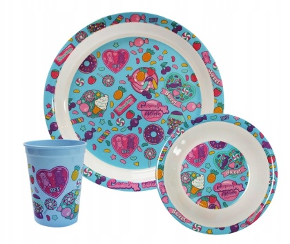 Zestaw naczyń Candy Kids