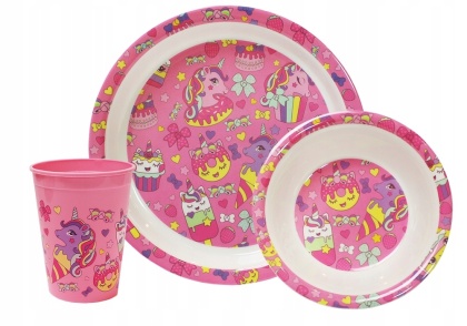 Zestaw naczyń Cupcakes