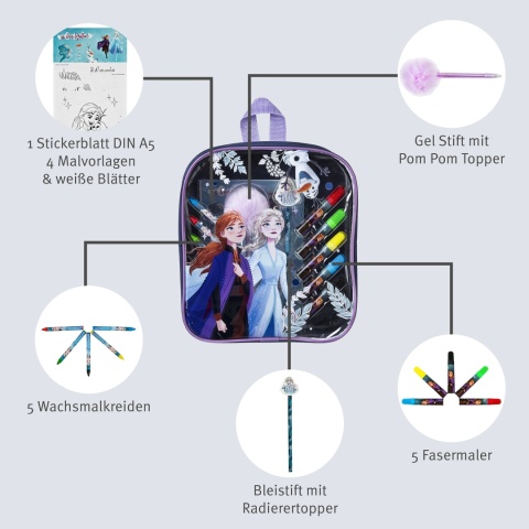 Plecak rysunkowy Kraina Lodu