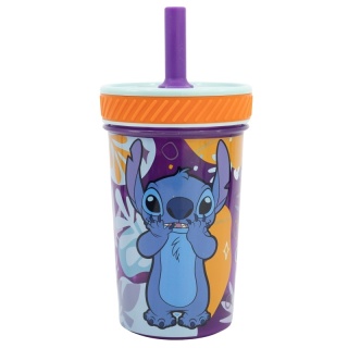 Bidon antypoślizgowy 370 ML Lilo i Stitch