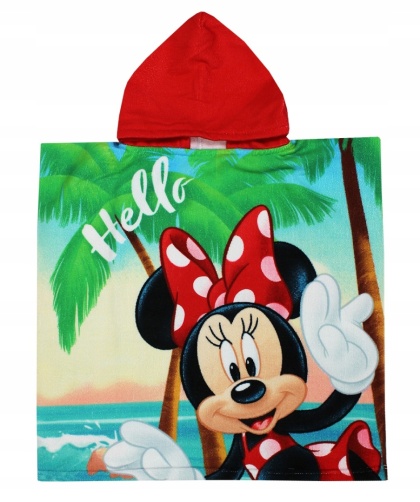 Ponczo kąpielowe Myszka Minnie