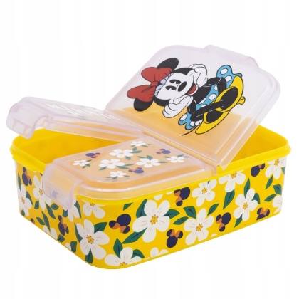 Śniadaniówka trzykomorowa Myszka Minnie