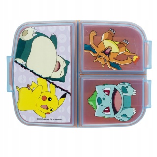 Śniadaniówka trzykomorowa Pokemon