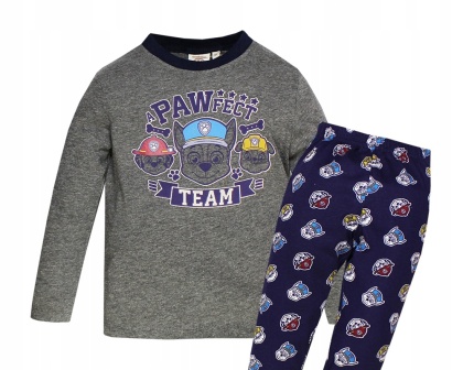 Piżama dla chłopca z długim rękawem Psi Patrol