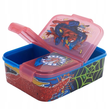 Śniadaniówka trzykomorowa Spiderman