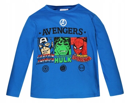 Koszulka dla chłopca z długim rękawem Avengers