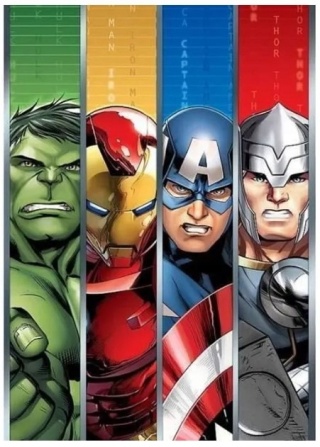 Koc polarowy 100x140 cm Avengers Marvel