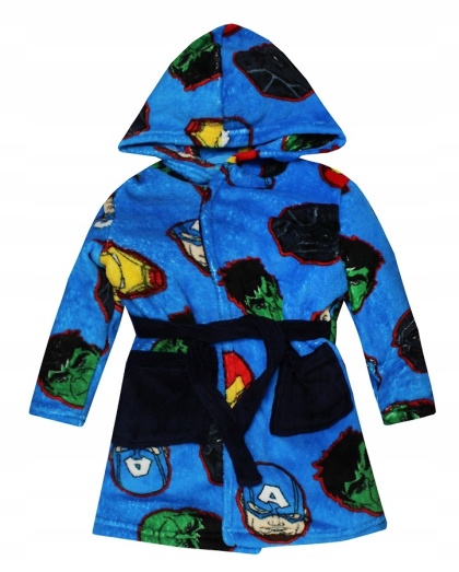Szlafrok dla chłopca z kapturem Avengers
