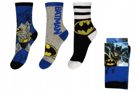 Skarpetki dla chłopca 3-pak Batman