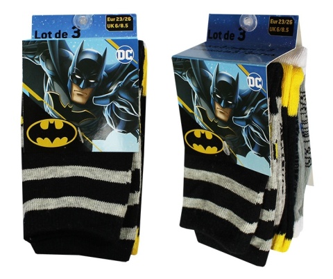 Skarpetki dla chłopca 3-pak Batman