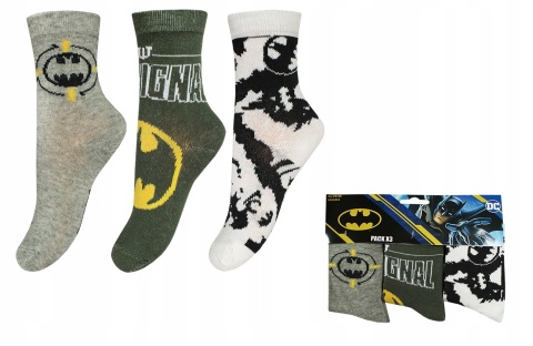 Skarpetki dla chłopca 3-pak Batman