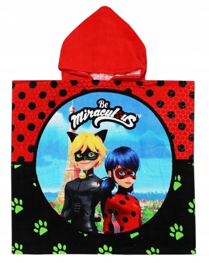 Ponczo kąpielowe Miraculum