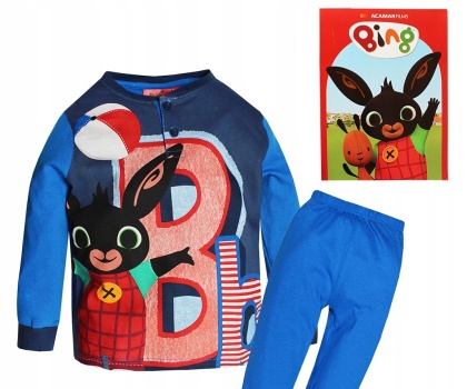 Piżama dla chłopca w prezentowym pudełku Bing