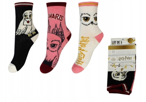 Skarpetki dla dziewczynki 3-pak Harry Potter