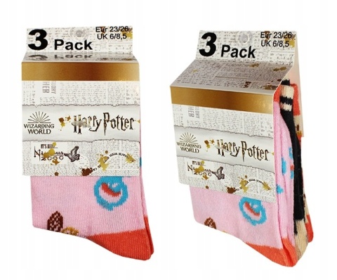 Skarpetki dla dziewczynki 3-pak Harry Potter