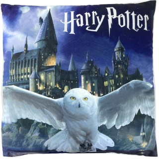 Poduszka dekoracyjna Harry Potter z sową – schowek na piżamę