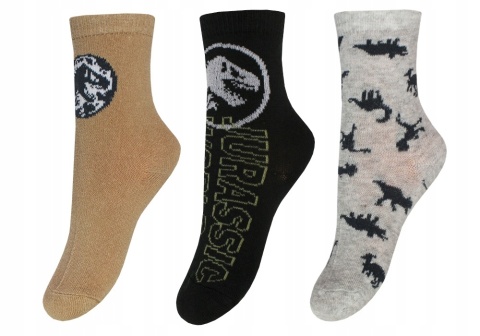 Skarpetki-chłopięce-3-pak-Jurrasic-World