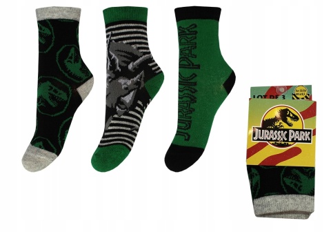 Skarpetki-chłopięce-3-pak-Jurrasic-World