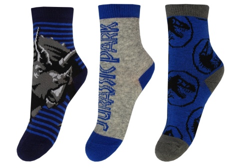 Skarpetki-chłopięce-3-pak-Jurrasic-World