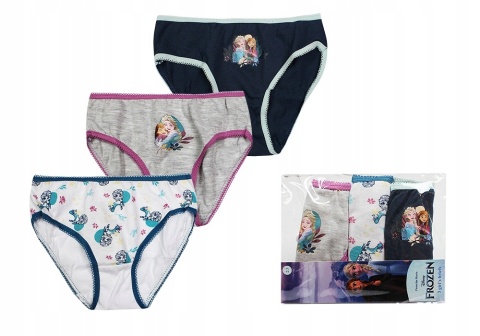 Majtki dziewczęce 3-pak Kraina Lodu