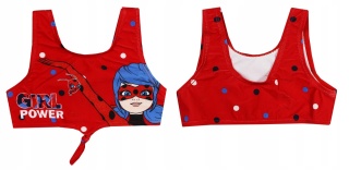 Dwucześciowy strój kąpielowy Biedronka i Czarny Kot