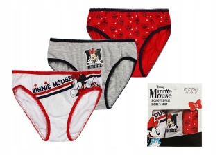 Majtki dziewczęce 3-pak Myszka Minnie