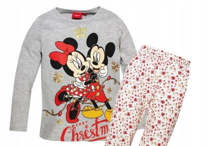 Świąteczna piżamka dziewczęca Disney Minnie Mouse Myszka Minnie