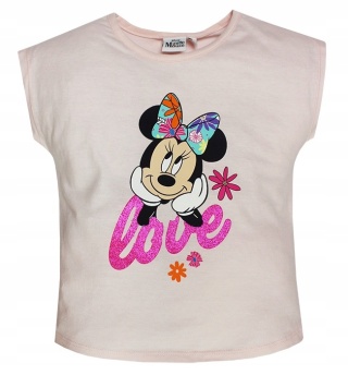 Piżama dla dziewczynki krótki rękaw Myszka Minnie