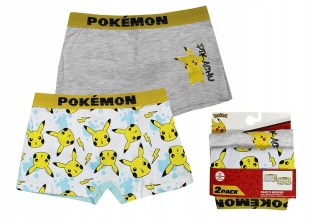 Bokserki dla chłopca 2 szt Pokemon