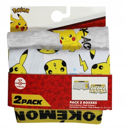 YE30063 Bokserki Pokemon 2 sztuki