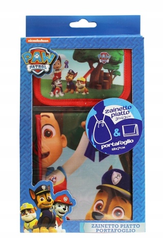 Worek na buty do szkoły+portfel Paw Patrol