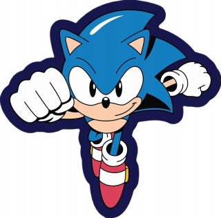 Sonic the Hedgehog poduszka – Maskotka i Ozdoba Pokoju