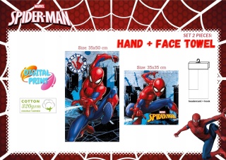 Zestaw 2 ręczników Spiderman