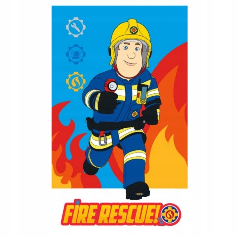 Ręczniczek Strażak Sam – bawełniany 30x50 cm do przedszkola i szkoły