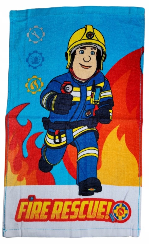 Ręczniczek Strażak Sam – bawełniany 30x50 cm do przedszkola i szkoły