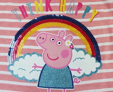 Różowa koszulka Świnka Peppa