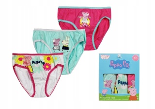 Majtki dla dziewczynki 3-pak Świnka Peppa