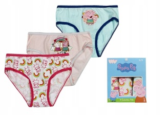Majtki dla dziewczynki 3-pak Świnka Peppa