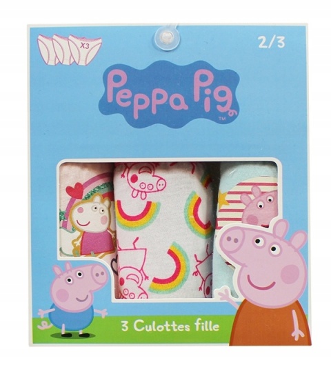 Majtki dla dziewczynki 3-pak Świnka Peppa