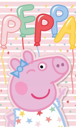 Ręczniczek Świnka Peppa – bawełniany 30x50 cm do przedszkola i szkoły
