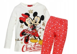 Świąteczna piżamka dziewczęca Disney Minnie Mouse Myszka Minnie