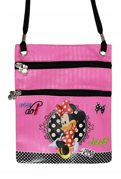 Torebka dla dziewczynki z paskiem Myszka Minnie