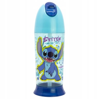 Bidon z silikonową słomką 280 ml Lilo i Stitch
