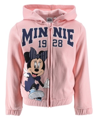 Bluza z kapturem zapinana na zamek Myszka Minnie
