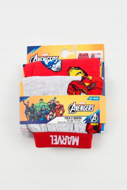 Bokserki chłopięce Avengers Hulk zestaw 2-pak